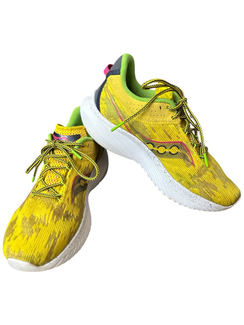 Saucony Men's Kinvara 14 Yellow Lace Up 'Otherworld' Running Sneaker Shoe Size 8